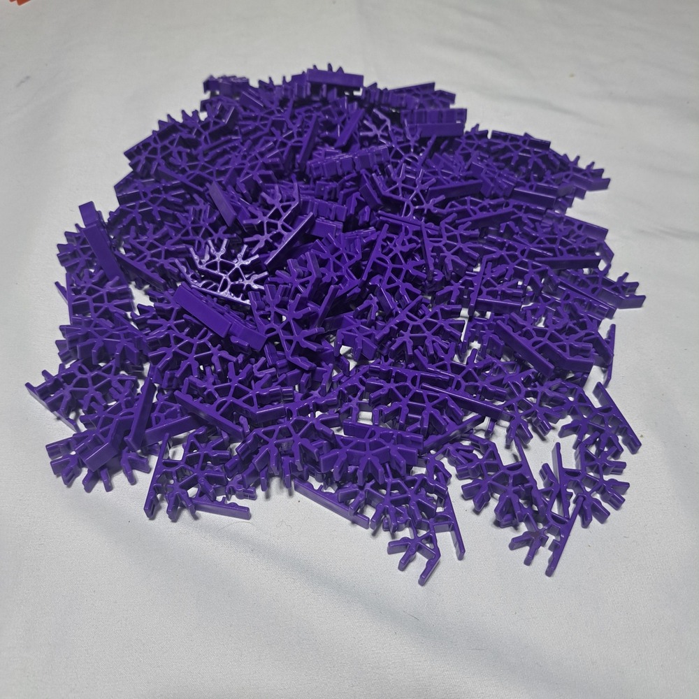 KNEX Purple 4-Way 3D Connectors Replacement Bulk Lot of 172 Building Toy STEM